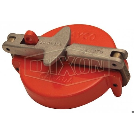 Dixon Vapor Tank Truck Cap, 4 in Nominal, Aluminum, Domestic VR4050AL